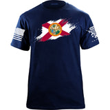 Florida Flag Paint Swatch T-Shirt Shirts 