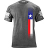 Copy of Distressed Skinny Vertical Texas Flag T-Shirt Shirts YFS.7.005.1.HGT.1