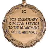 Air Force Exemplary Civilian Service Award Medal Military Medals 