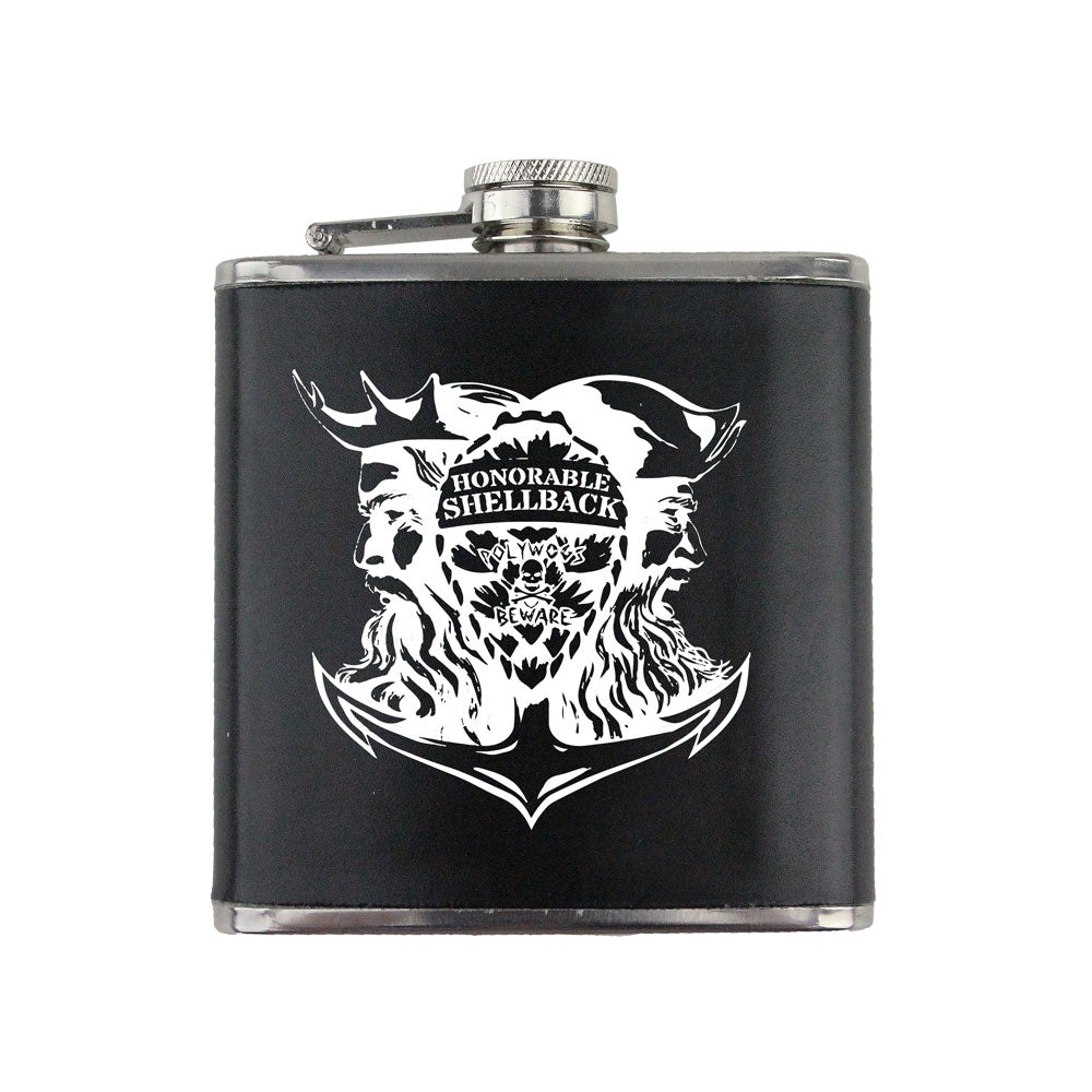 Honorable Shellback 6 oz. Flask with Wrap Flasks 