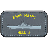 U.S. Navy Custom Ship Sticker Stickers and Decals SouthDakota.sticker