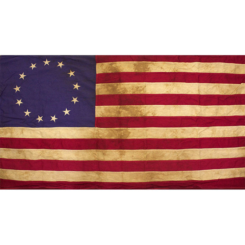 United States Heritage 3' x 5' Cotton 13-Star Flag Flags 