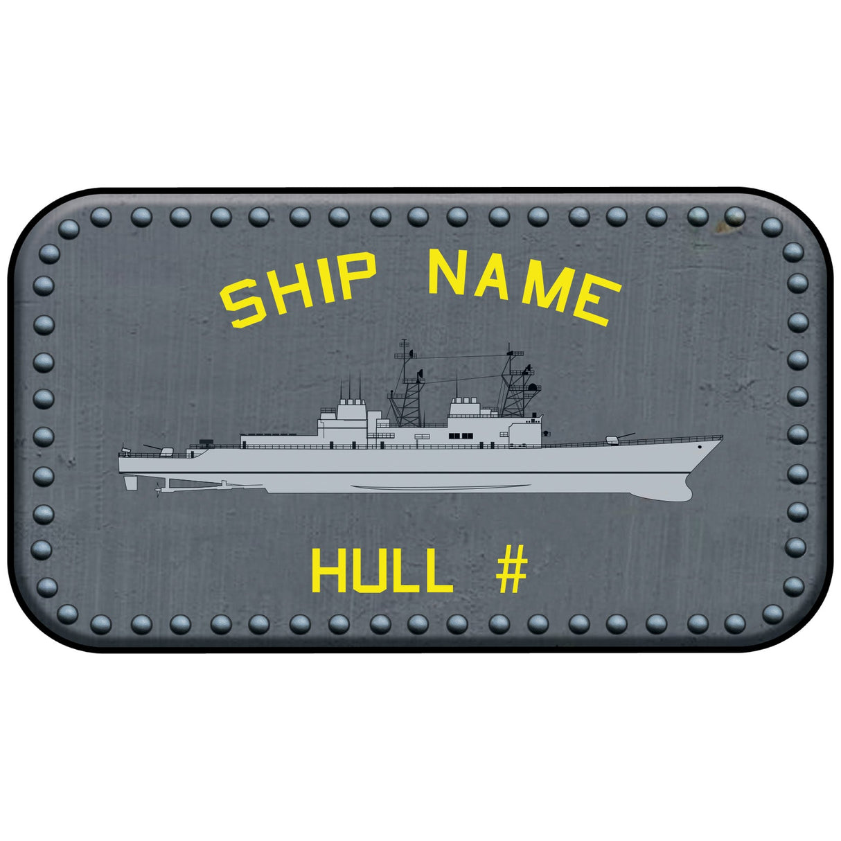 U.S. Navy Custom Ship Sticker Stickers and Decals Spruance.sticker