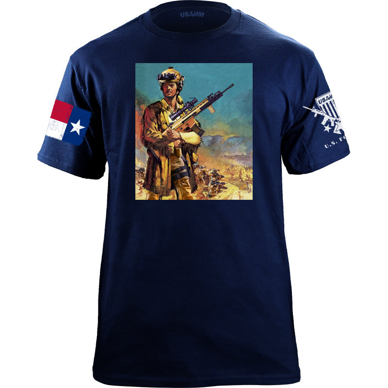 Copy of Tactical Davy Crockett Square T-Shirt Shirts 