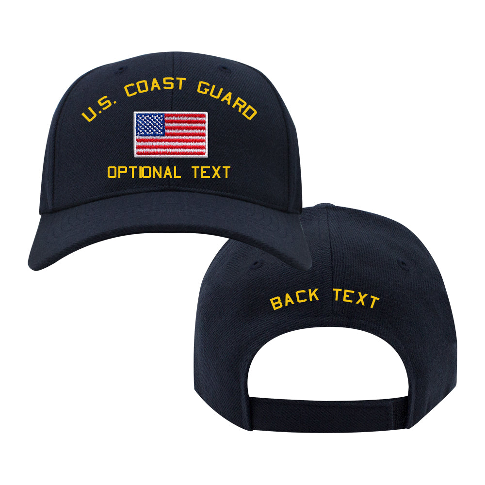 Coast Guard Custom Ship Cap - US Flag Hats and Caps 