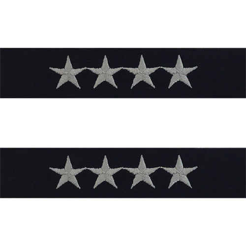 Navy Embroidered Coverall Collar Insignia Rank – USAMM