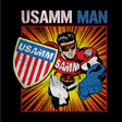 USAMM MAN Boom Background T-shirt Shirts 