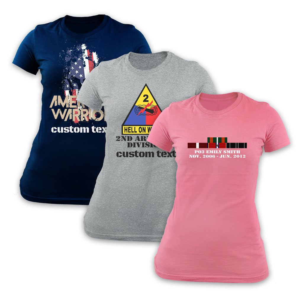 Women's T-Shirts - Blank - Pink
