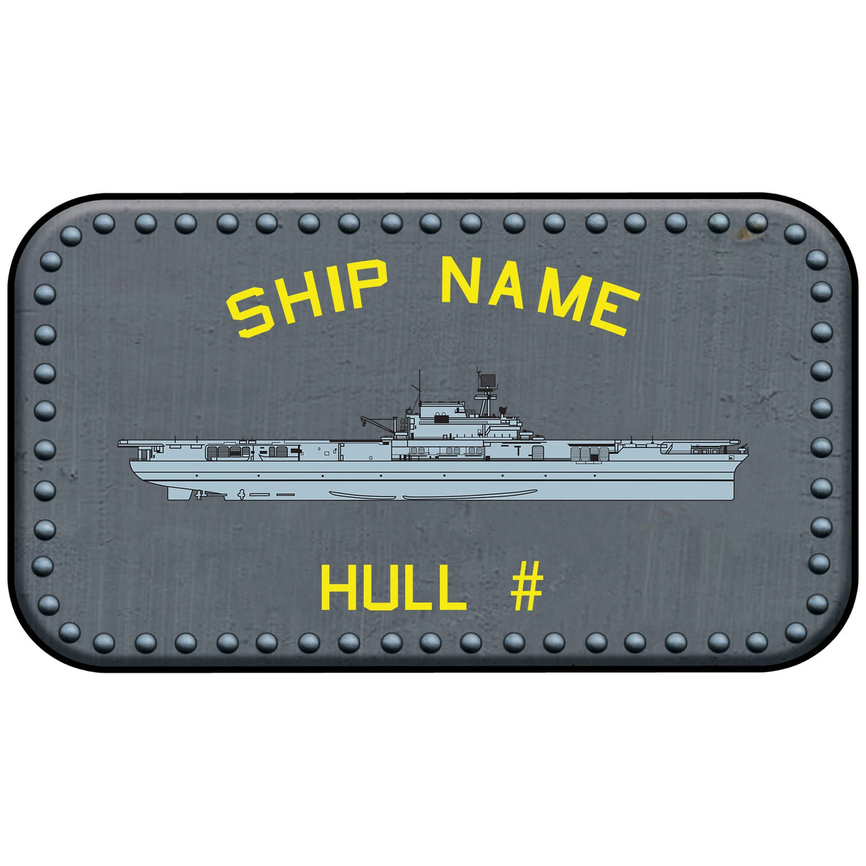 U.S. Navy Custom Ship Sticker Stickers and Decals Yorktown.sticker