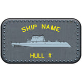 U.S. Navy Custom Ship Sticker Stickers and Decals Zumwalt.sticker